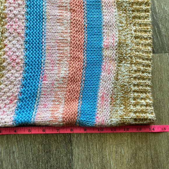 Anthropologie Textured Striped One Size Open Cardigan - Picture 9 of 10